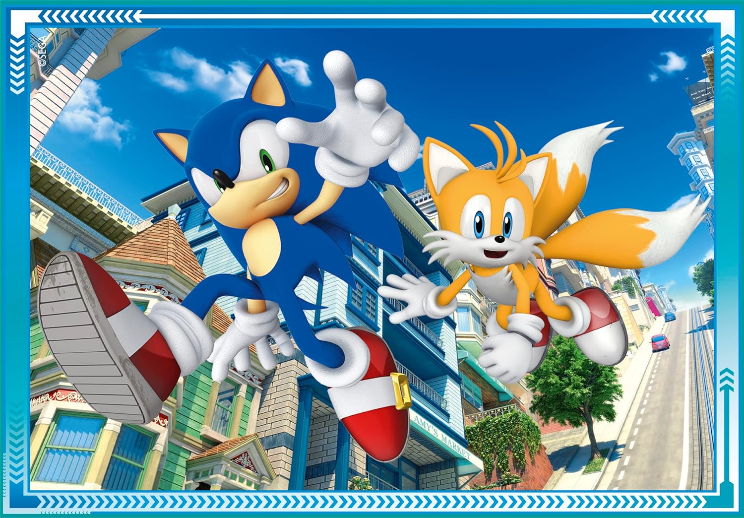 Clementoni Sonic the Hedgehog 4 in 1 Jigsaw Puzzle