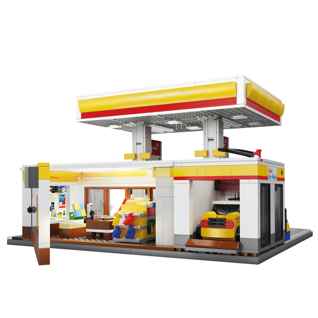 Cada Shell Retail Petrol Station Construction Set