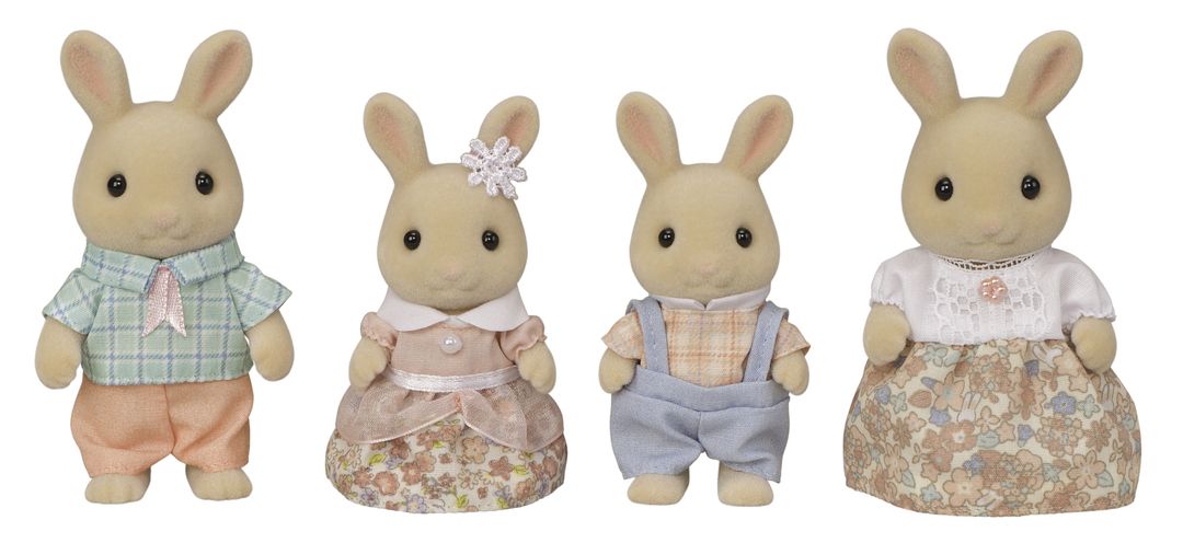 Sylvanian Families Milk Rabbit Family