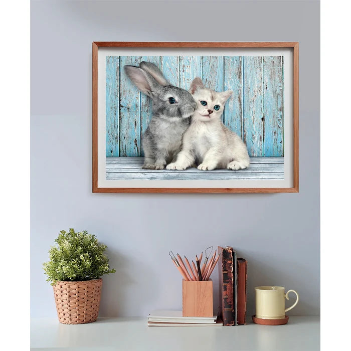 Clemintomi Cat & Bunny 500 Piece Jigsaw