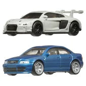 Hot Wheels Premium Car Culture 2 Pack Audi S4 Quattro & Audi R8 LMS