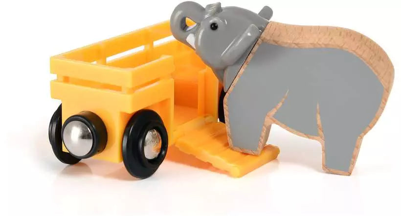 Brio Elephant and Wagon