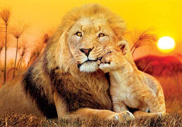 Unexpected Hugs 180 Piece Jigsaw Puzzle