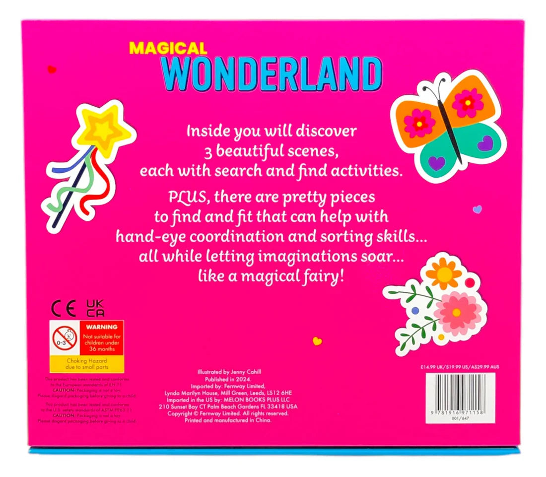 Magic Wonderland Book with Puzzle Pieces