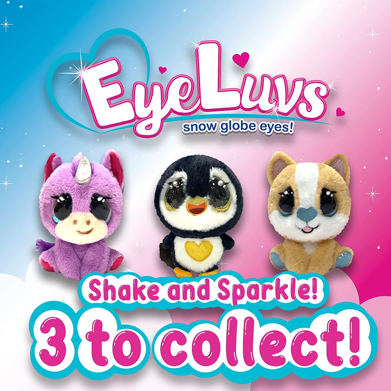 Eyeluvs 20cm Plush Assorted