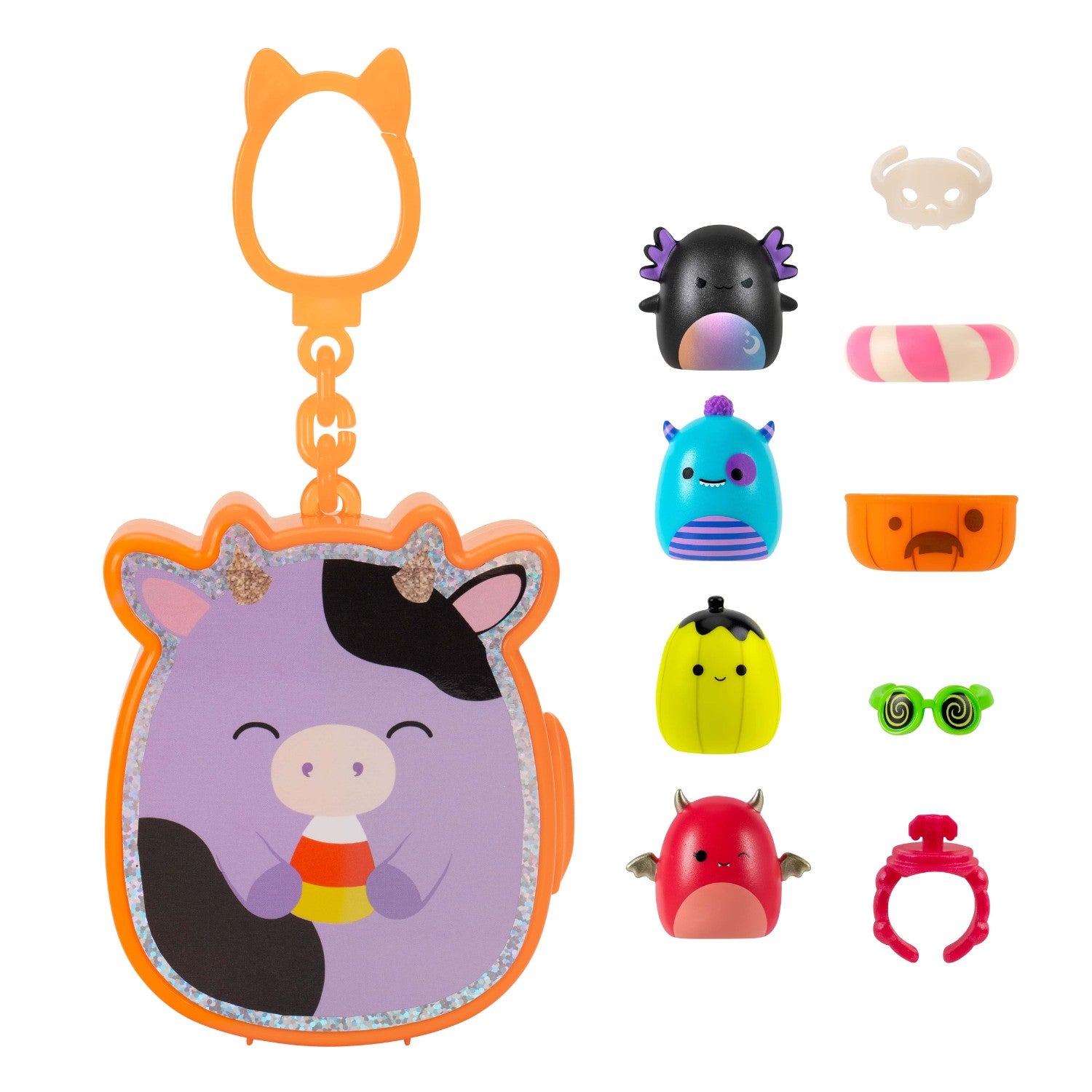 Squish-a-long Halloween Clip-a-longs 4 Pack S2