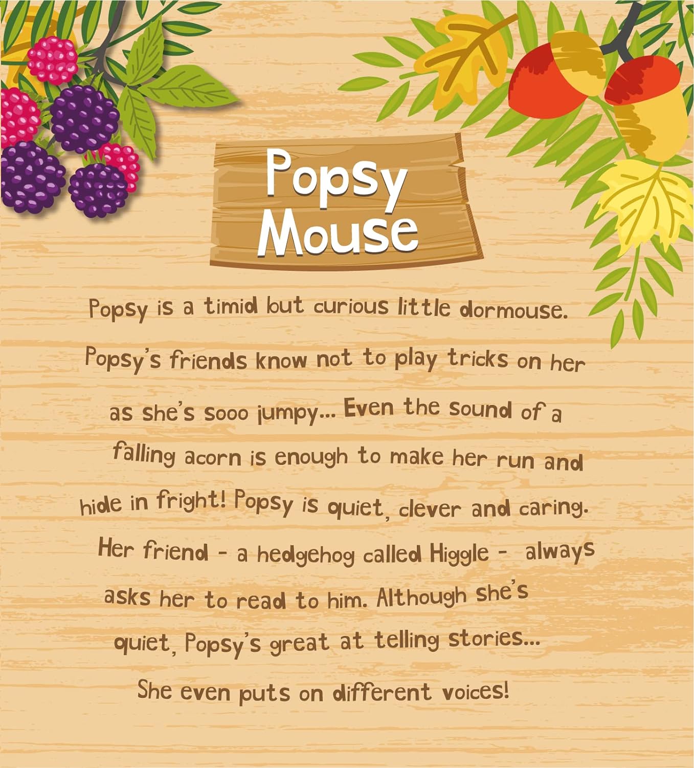 Curlimals Popsy Mouse