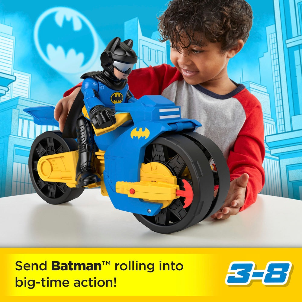 Imaginext Batman & Batcycle XL Playset