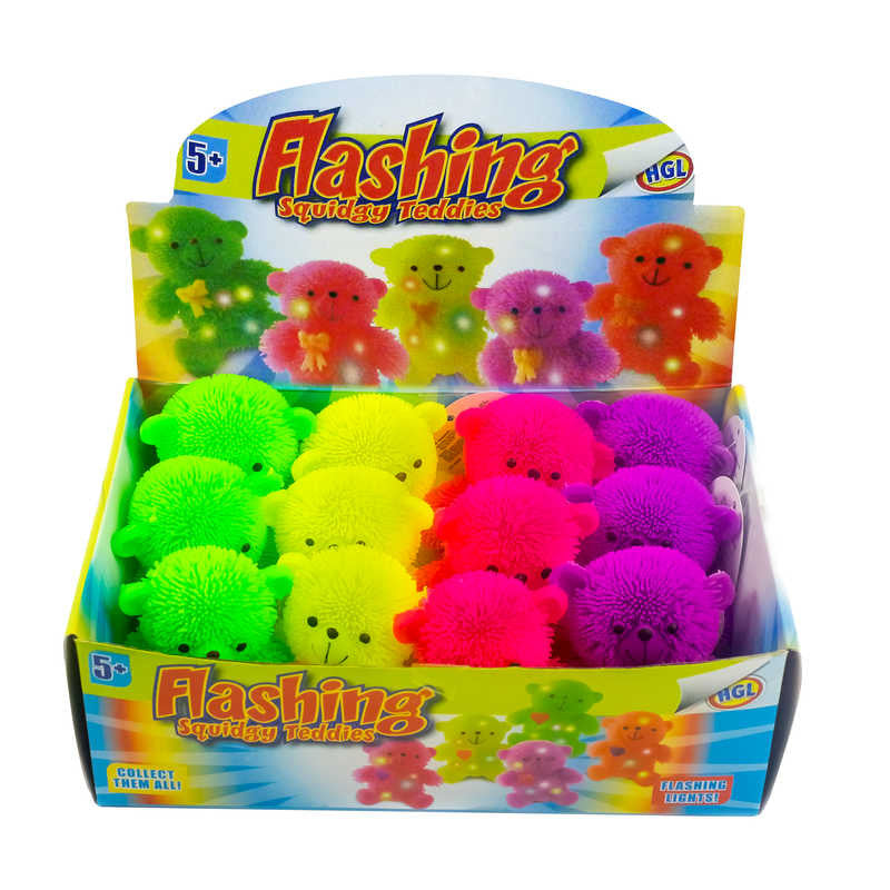 Flashing Squidgy Teddies