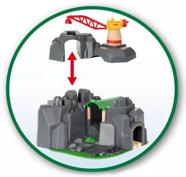 Brio Crane & Mountain Tunnel