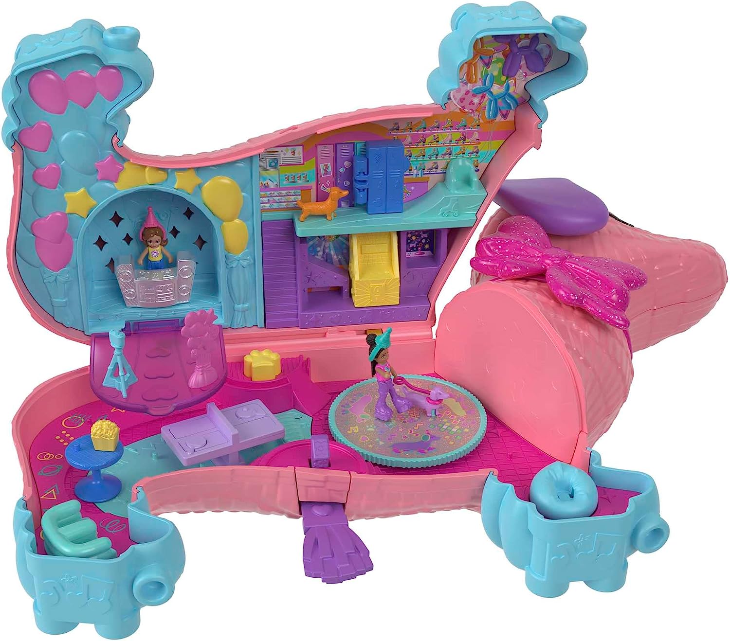Polly Pocket Puppy Party Pinata Playset