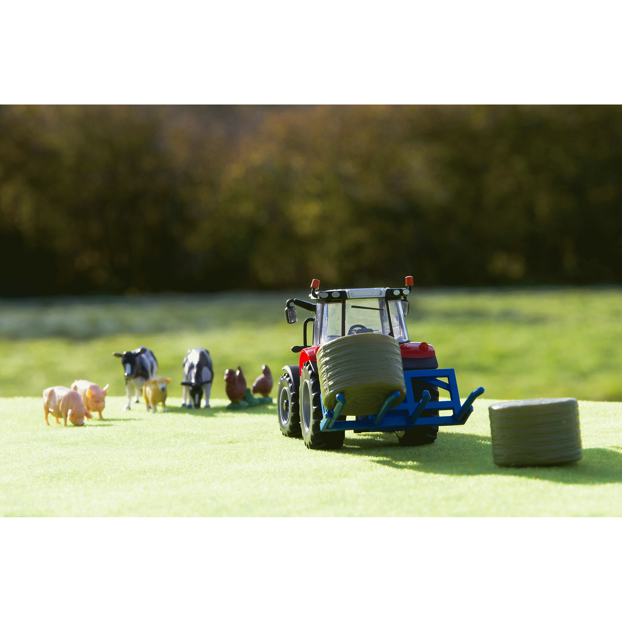 Britains Massey Fergusun 5612 Tractor Playset