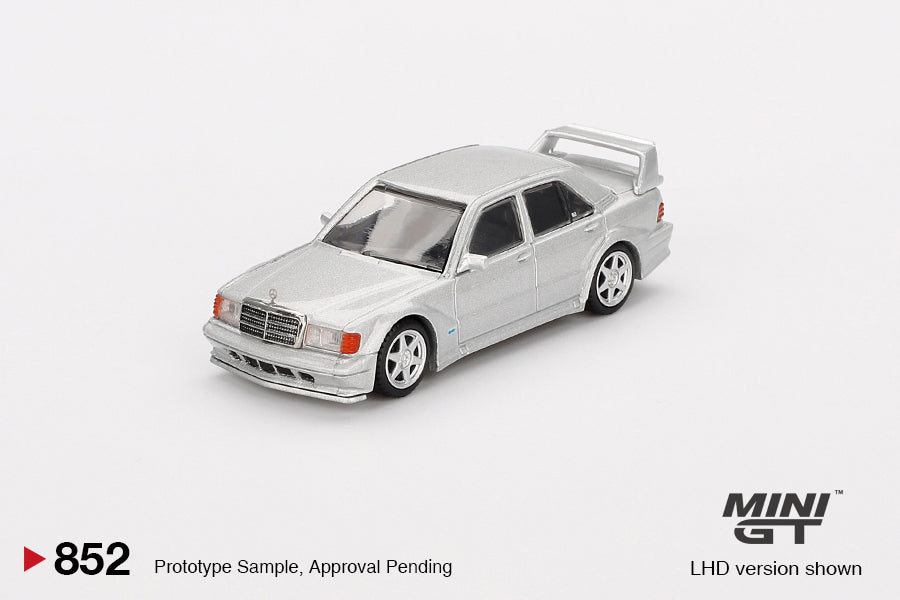 Mini GT Mercedes-Benz 190E 2.5-16 Evolution II Astral Silver 1:64 Die Cast