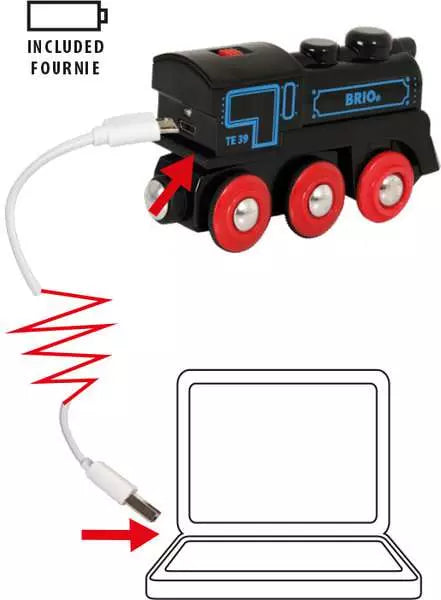 Brio Rechargable Engine with Mini USB Cable