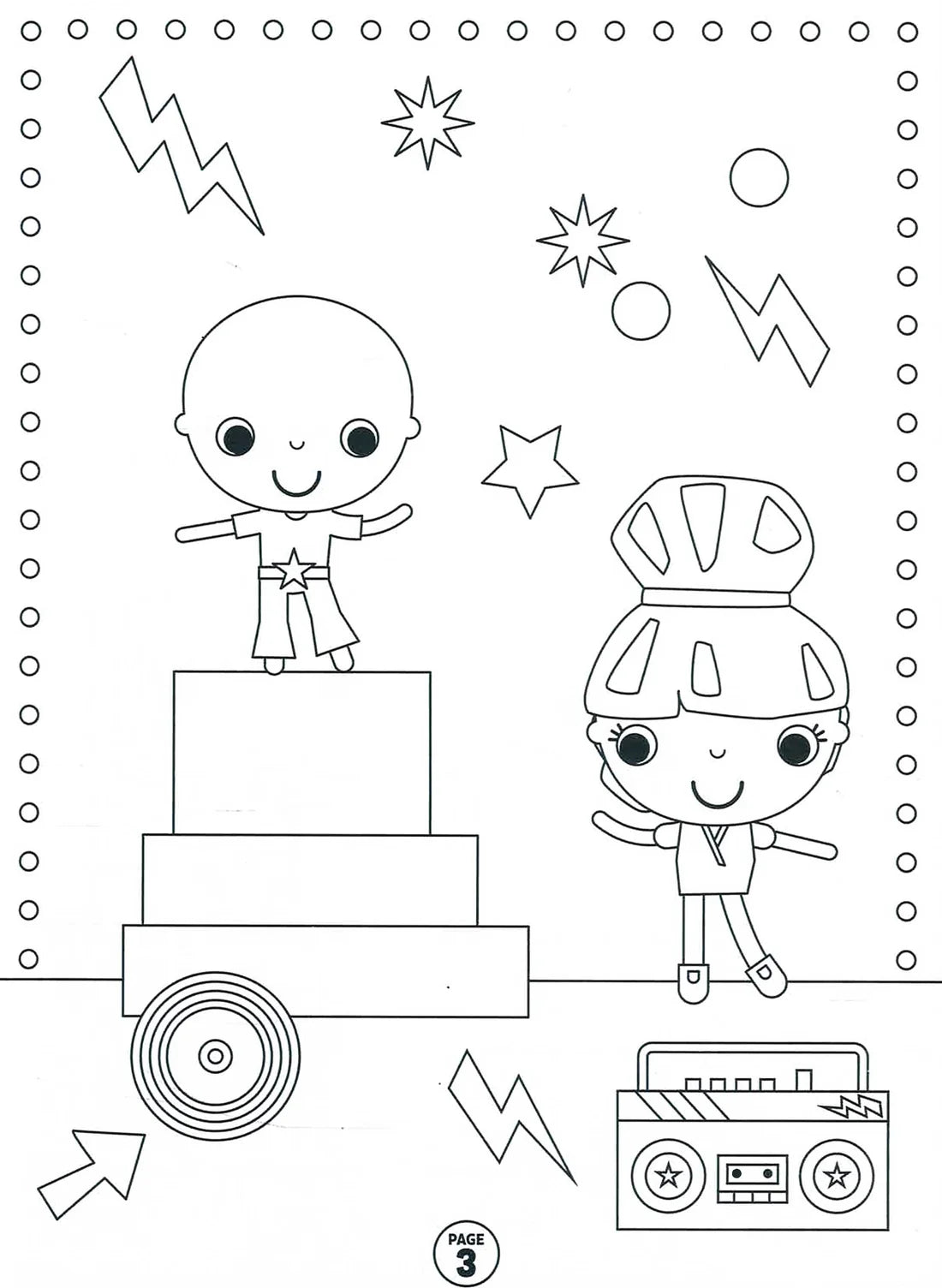 Lets Play Dress-Up Dancing Colouring Activity Book