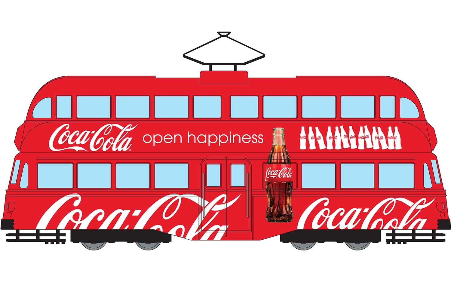 Corgi Coca Cola Double Decker Tram