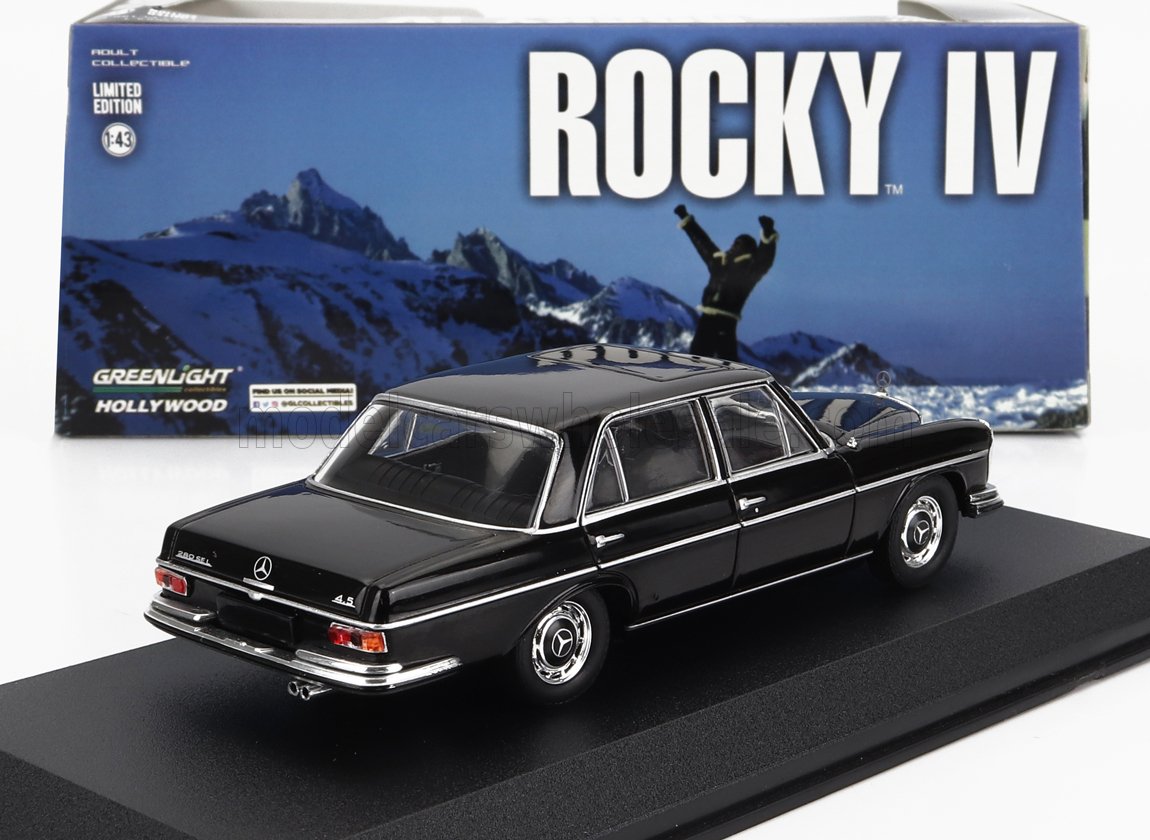 Rocky IV 1972 Mercedes 280 SEL 1:43 Die Cast