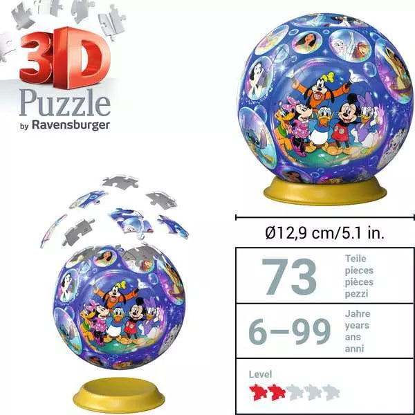 Disney Character 3D Puzzle Ball Puzzle