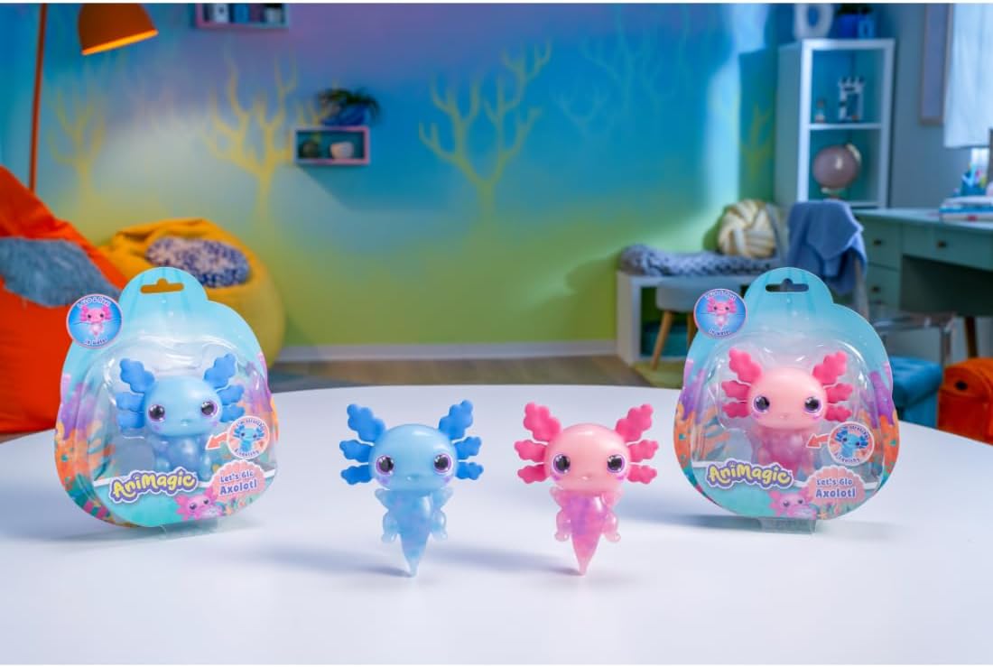 Animagic Lets Go Axolotl Blue