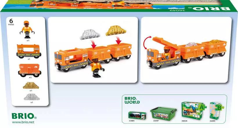 Brio Gold Cargo Train