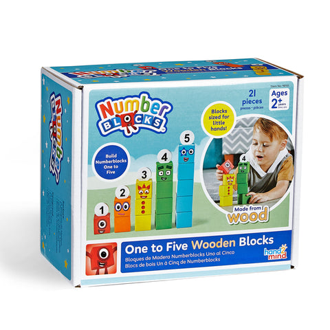 Numberblocks One to Five Wooden Blocks
