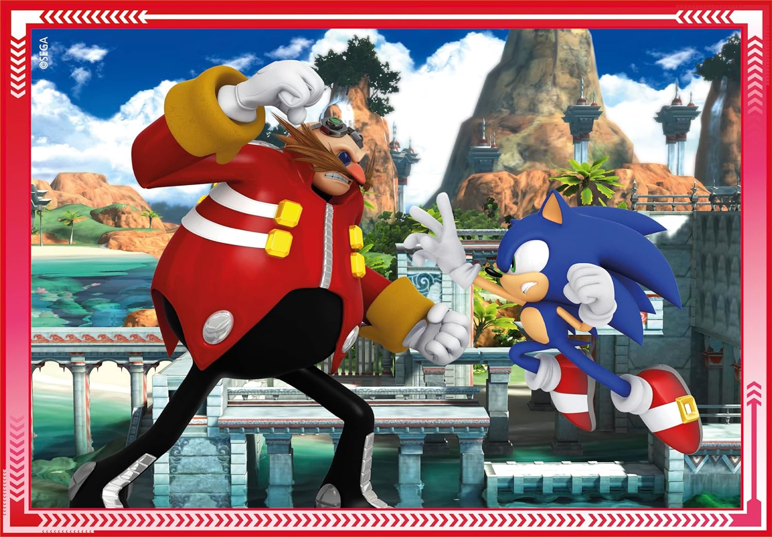 Clementoni Sonic the Hedgehog 4 in 1 Jigsaw Puzzle