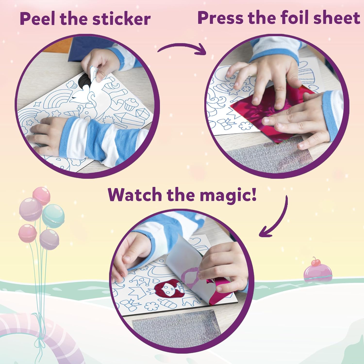 Skillmatics Foil Fun Unicorns & Princesses