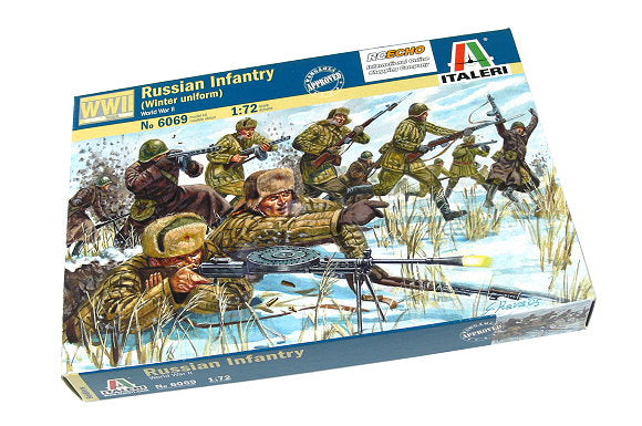 Italeri Russian Infantry Winter Uniform 1:72 Scale Model Figures