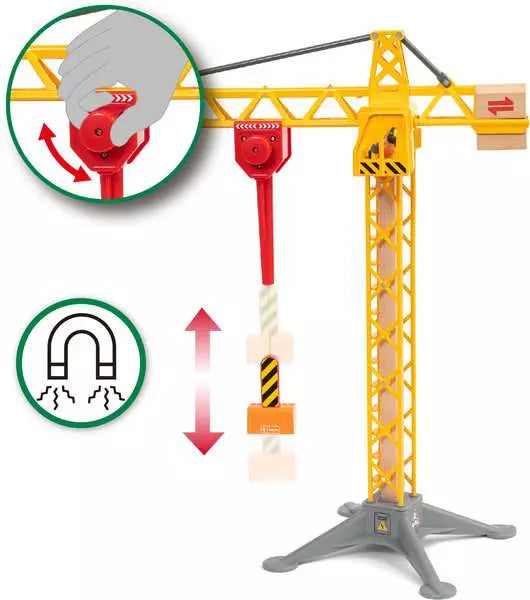 Brio Construction Crane with Lights