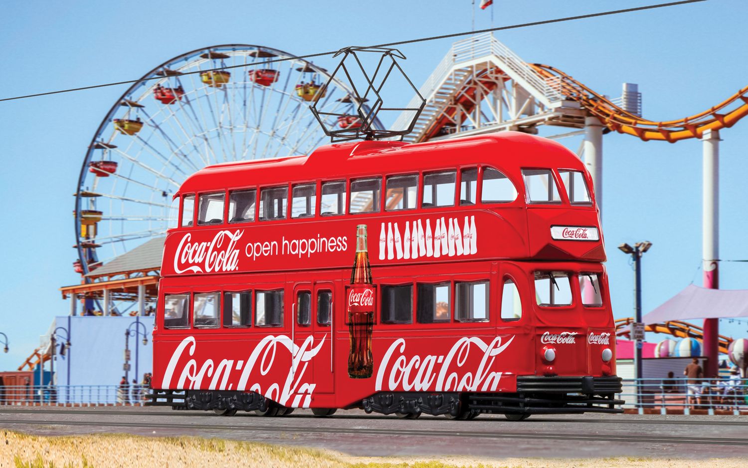 Corgi Coca Cola Double Decker Tram
