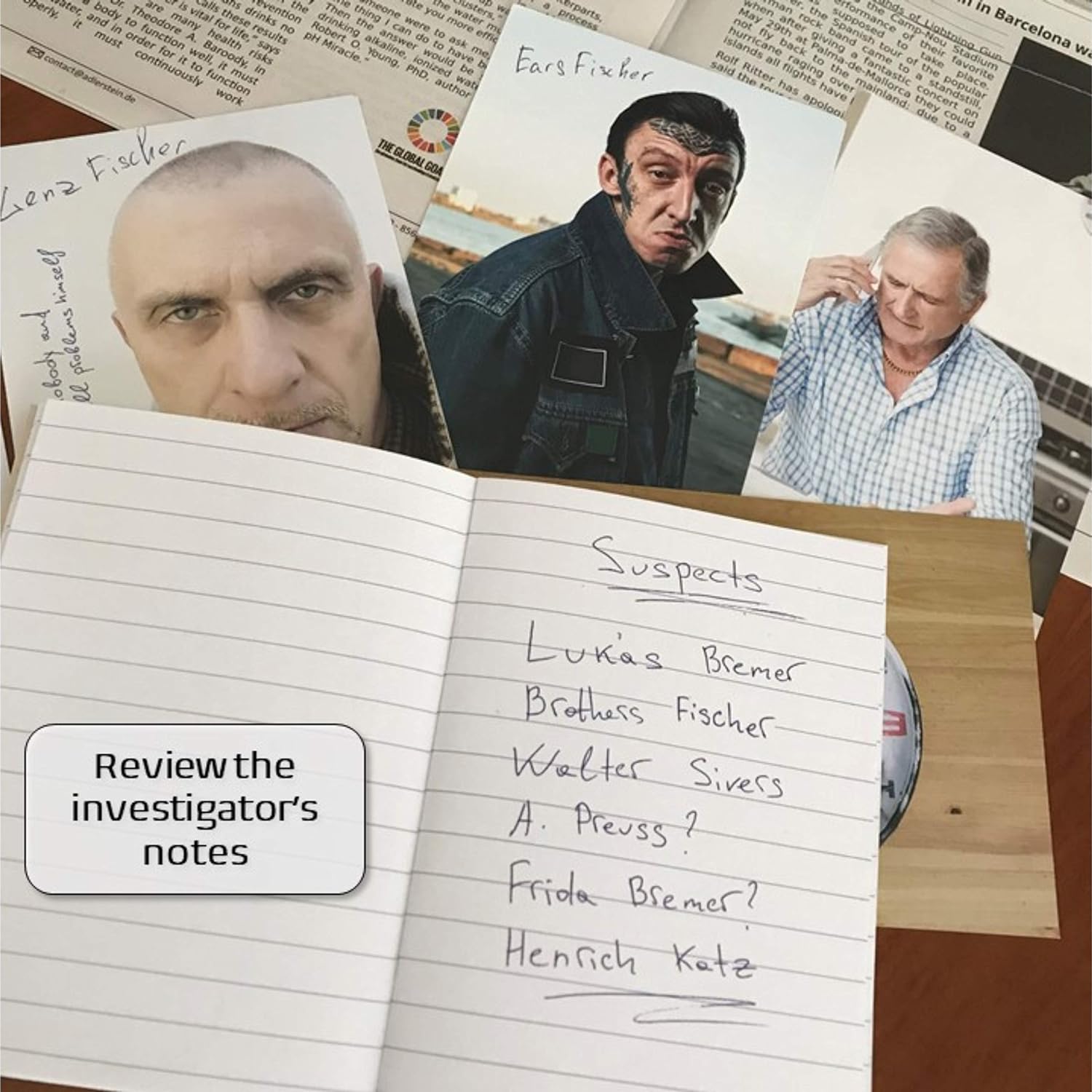 Murder Mystery Case: Fire in Adlerstein Murder Mys