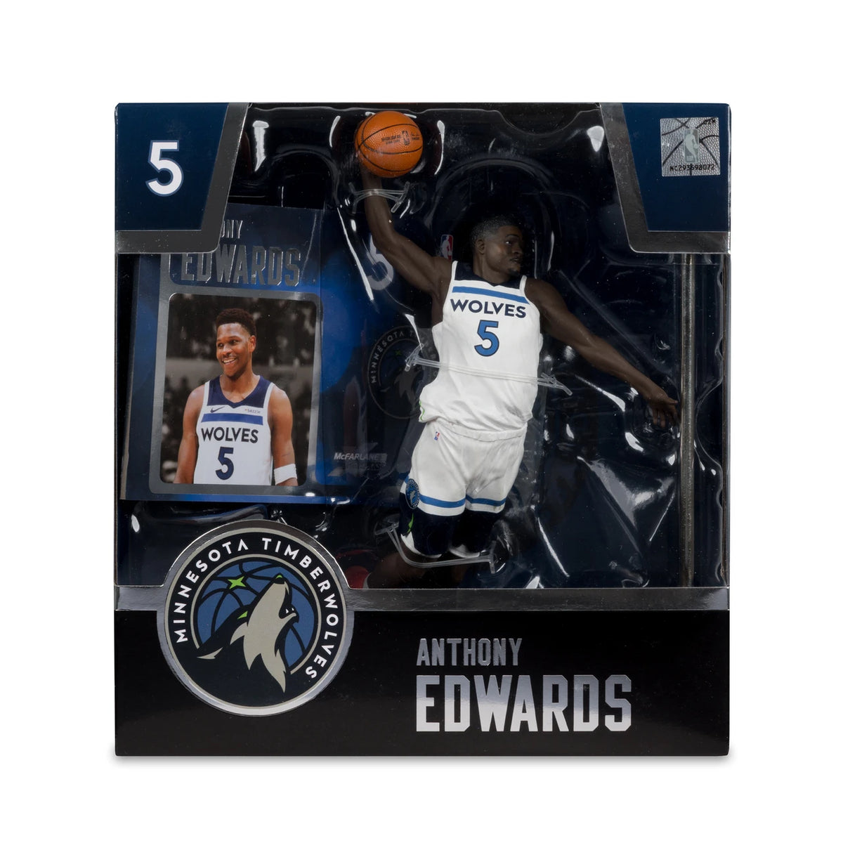 McFarlane Anthony Edwards Minnesota Timberwolves Action Figure