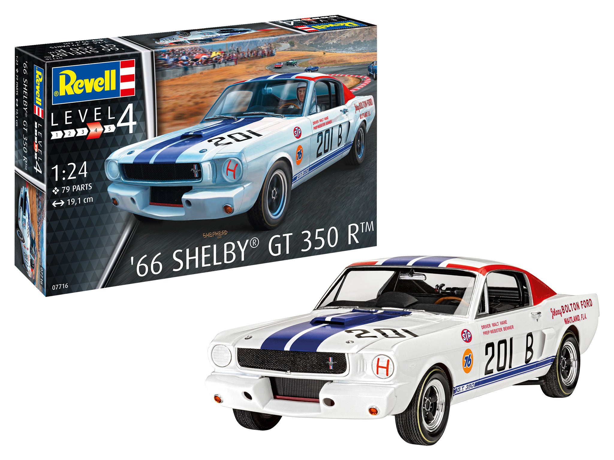 66 Shelby GT 350 R 1:24 Scale Kit