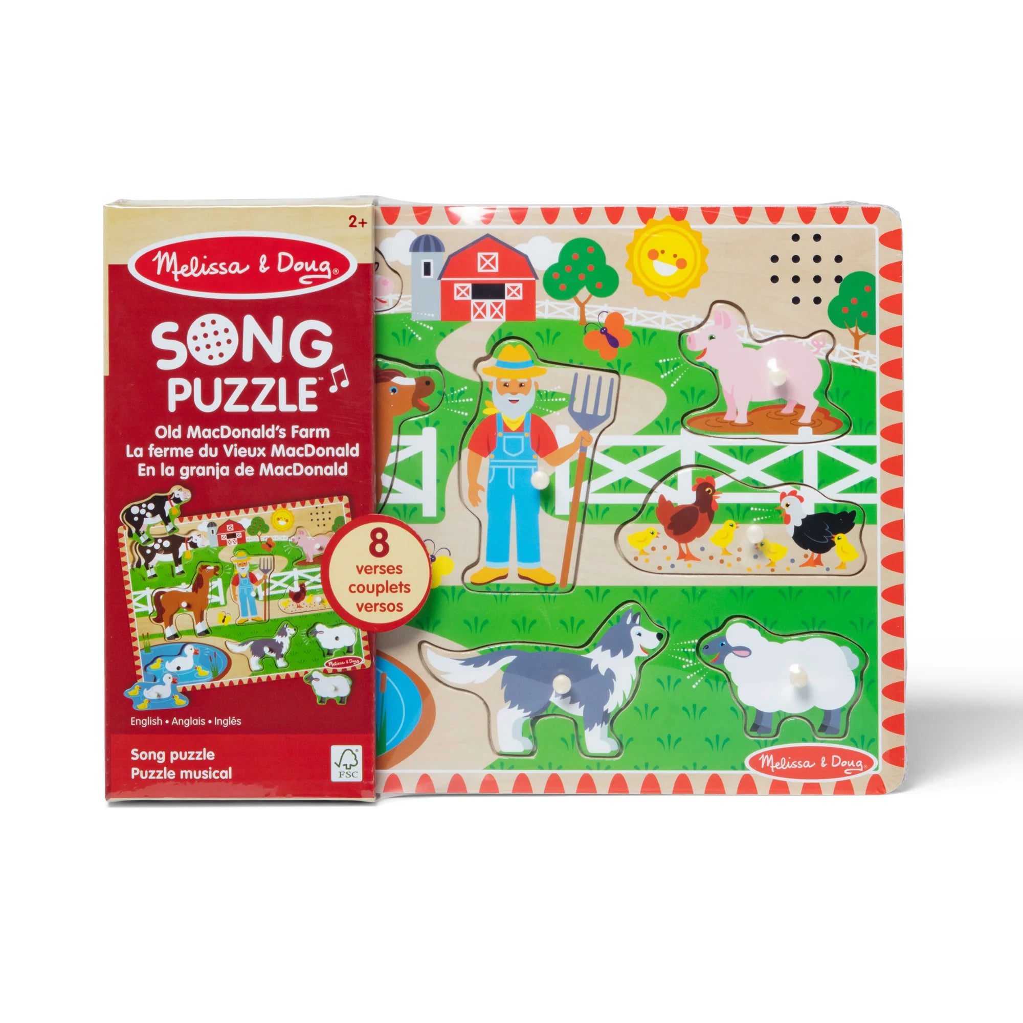 Melissa & Doug Old MacDonalds Farm Sound Puzzle