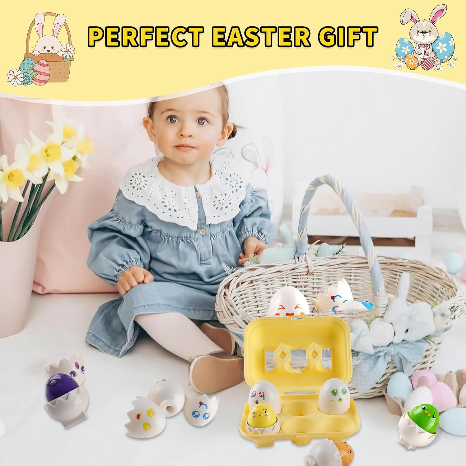 Egg Animal Shape Sorter 6 Piece set