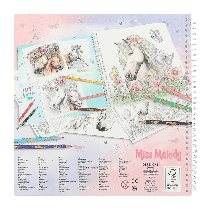 Miss Melody Special Colouring Book
