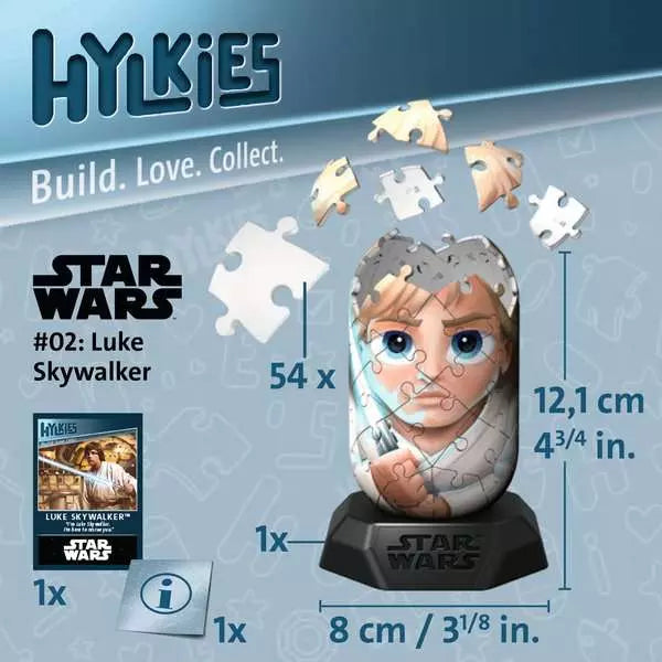 Hylkies Luke Skywalker 3D Jigsaw Puzzle Figure