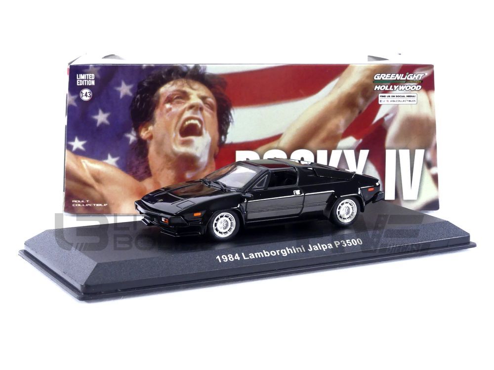 Rocky IV 1984 Lamborghini Jalpa 1:43 Die Cast