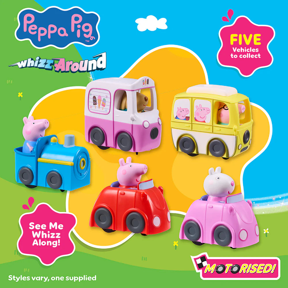 Peppa Pig Whizz Around Peppas Little Vehicles Asst
