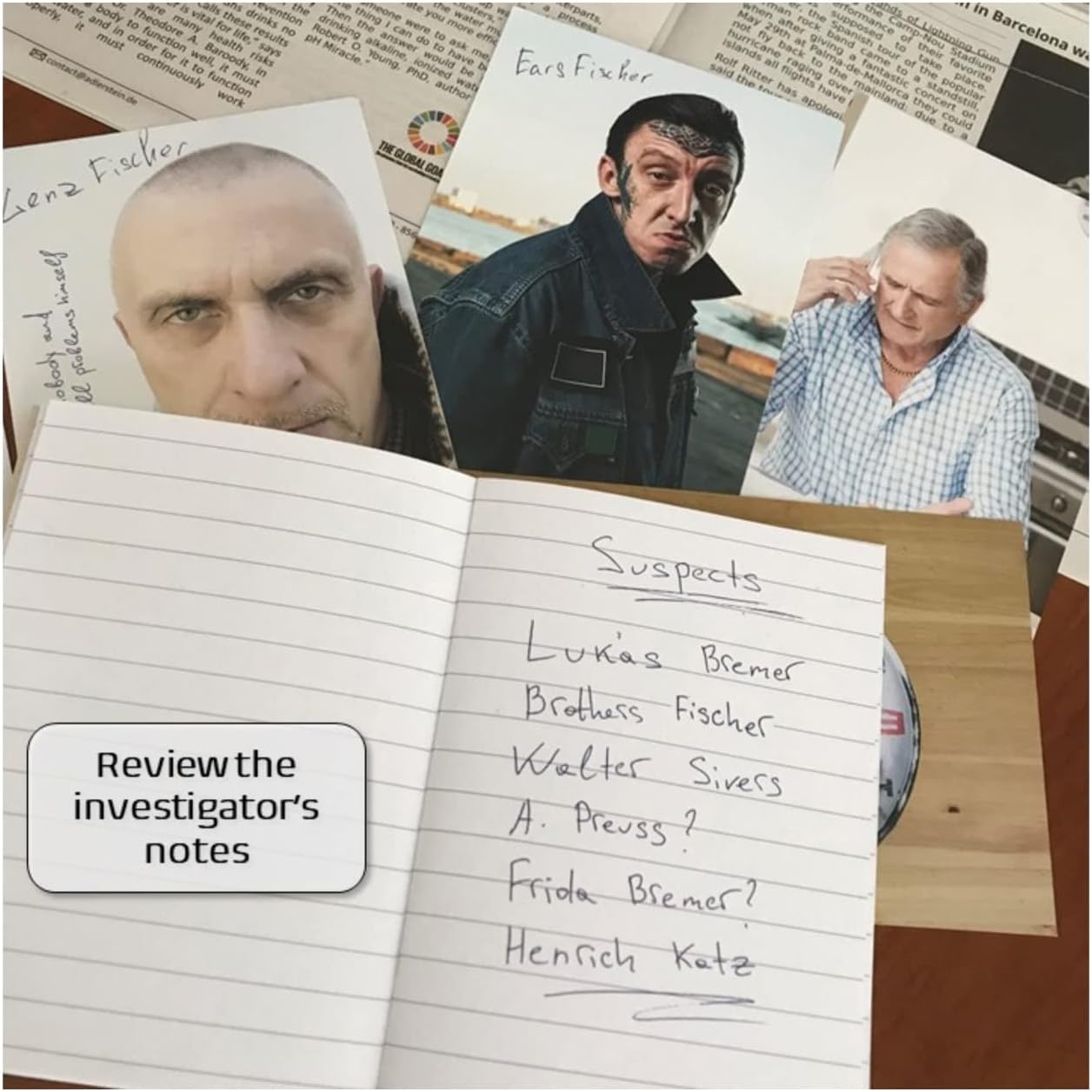 Murder Mystery Case: Fire in Adlerstein Murder Mys