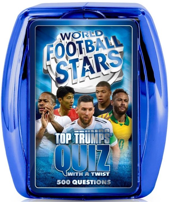 Top Trumps World Football Stars Quiz with a Twist