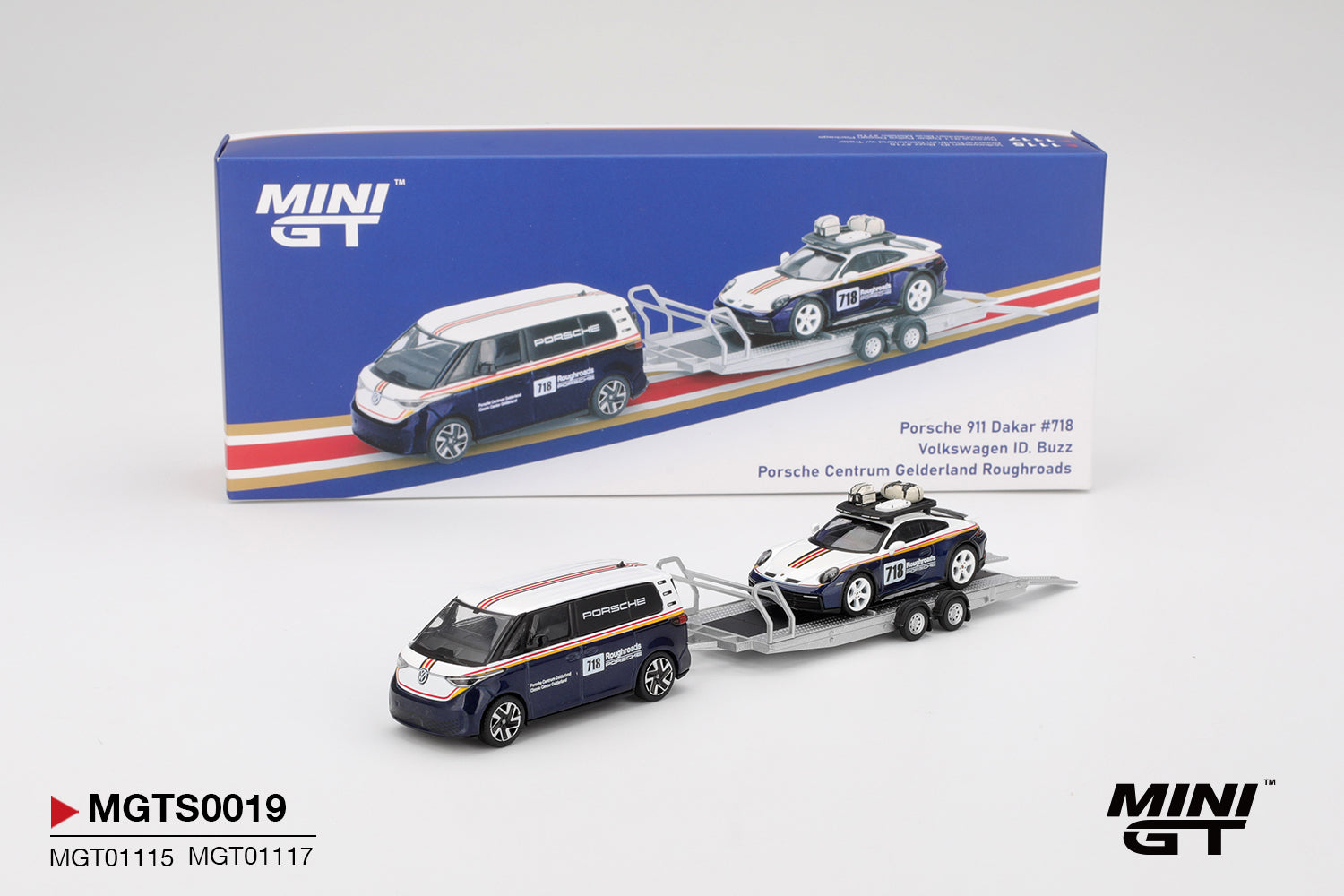 Porsche 911 Dakar #718 / Volkswagen ID. Buzz Porsche Centrum Gelderland Roughroads Set