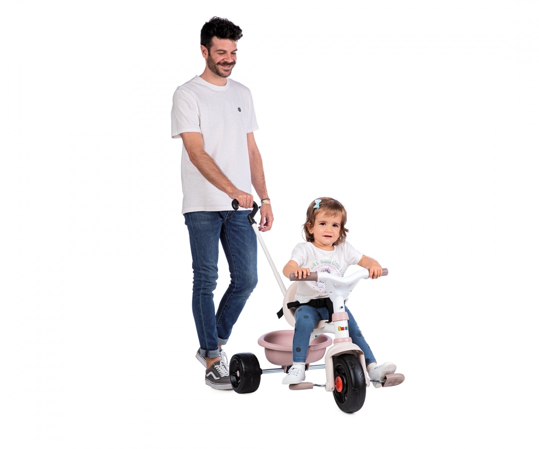 Be Move Tricycle with Adjustable Handle - Pink