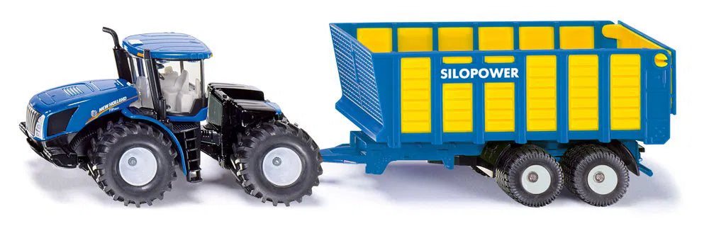 Siku 1:50 New Holland T9 560 With Silage Trailer