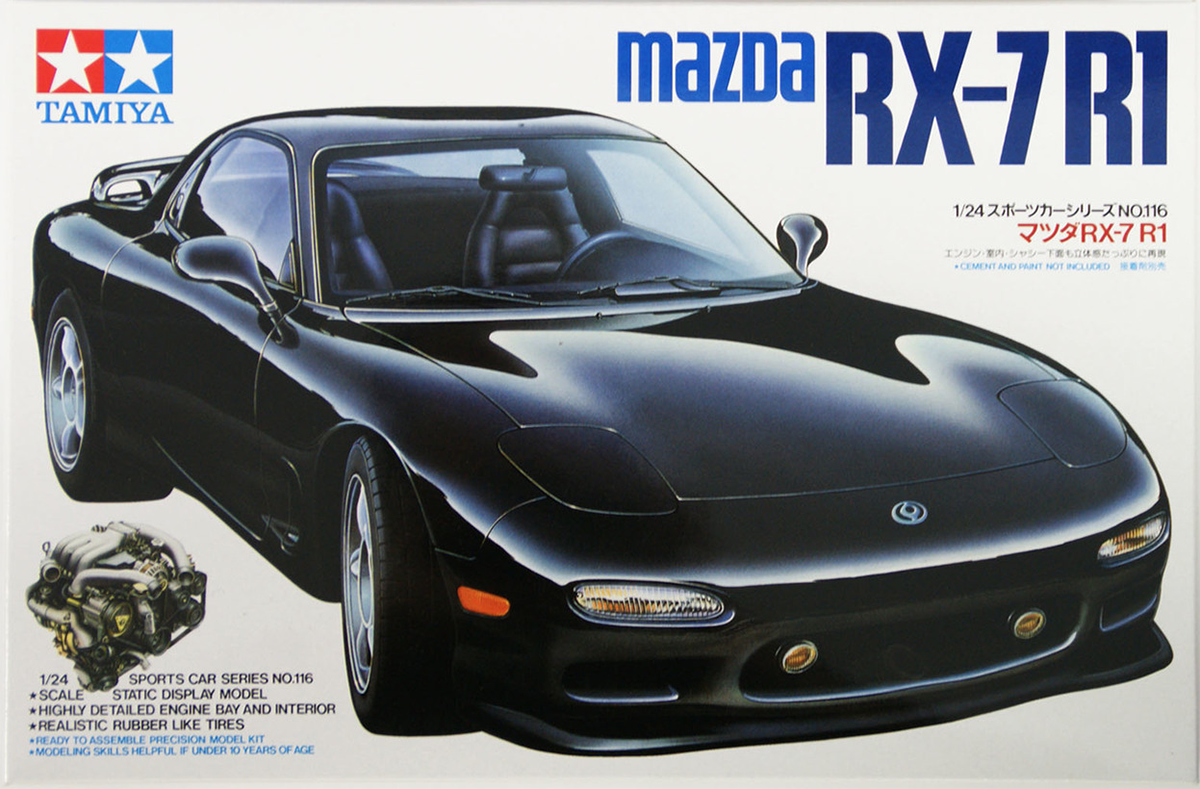 Tamiya Mazda RX-7 R1 1:24 Scale Model Kit