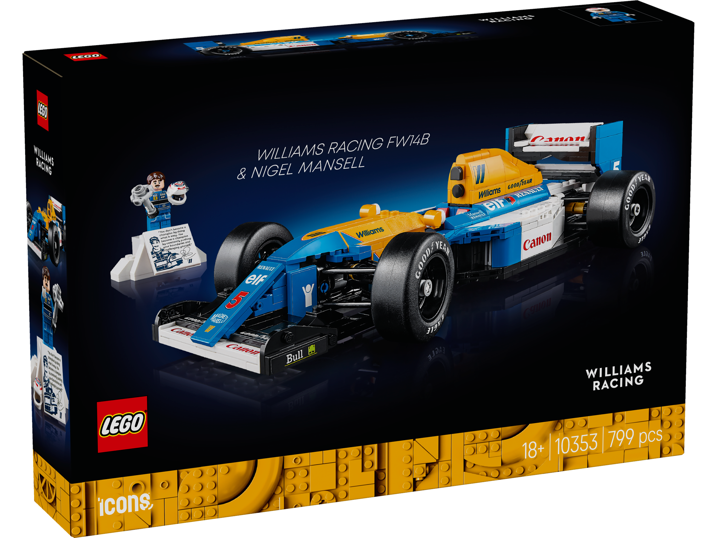Lego 10353 Williams Racing FW14B & Nigel Mansell
