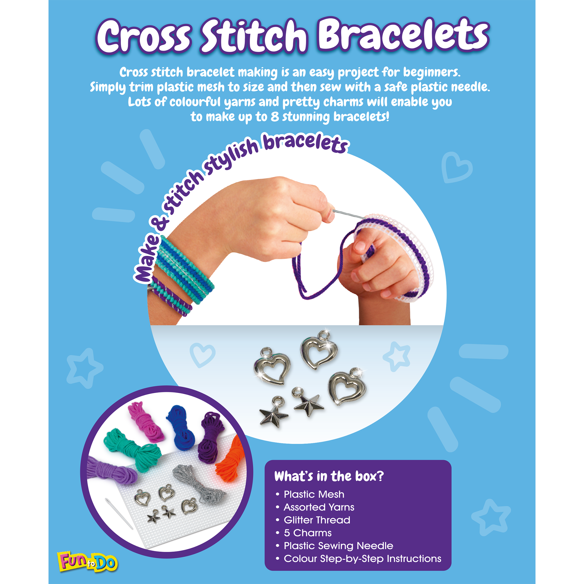 Make Your Own Cross Stitch Bracelets