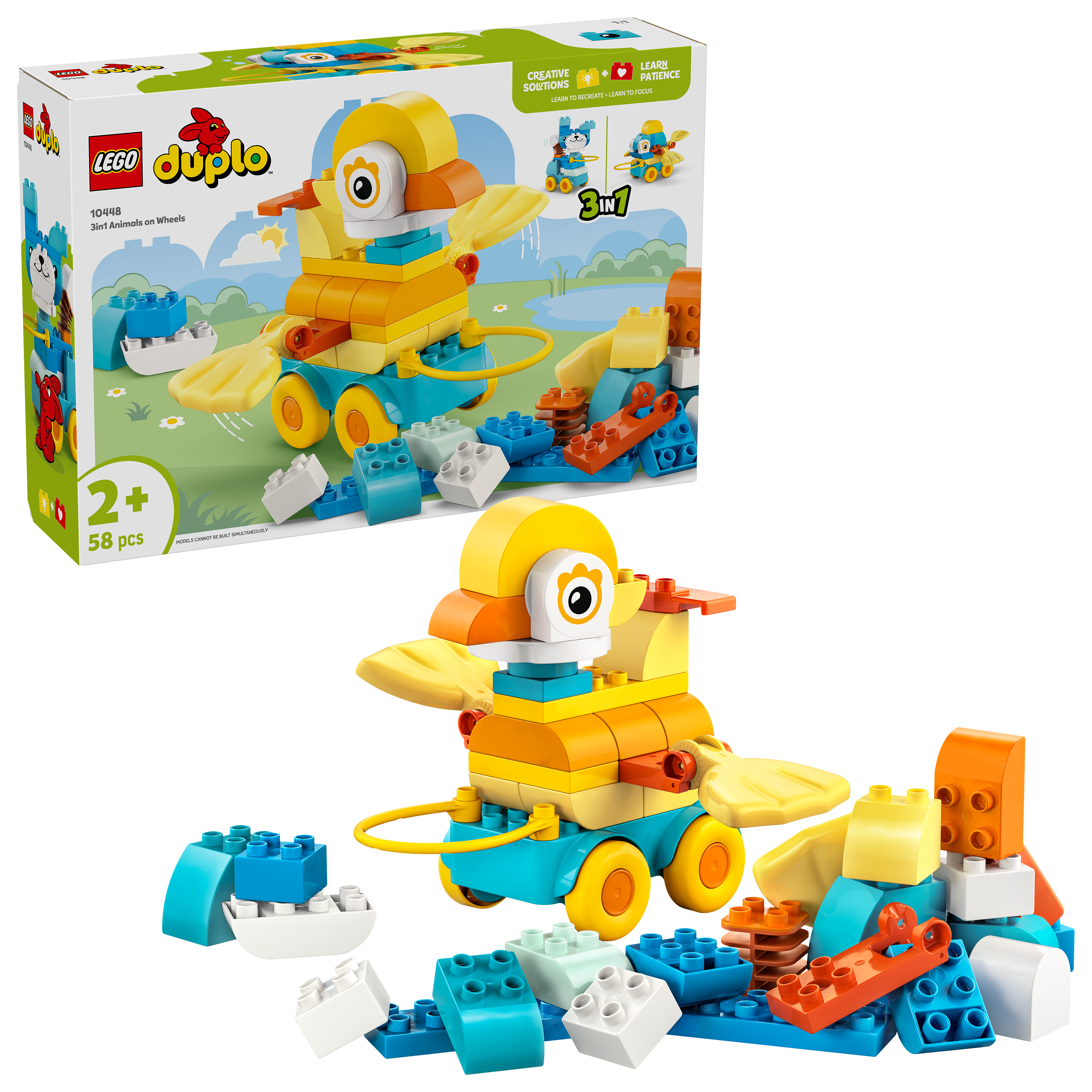 Lego 10448 3in1 Animals on Wheels