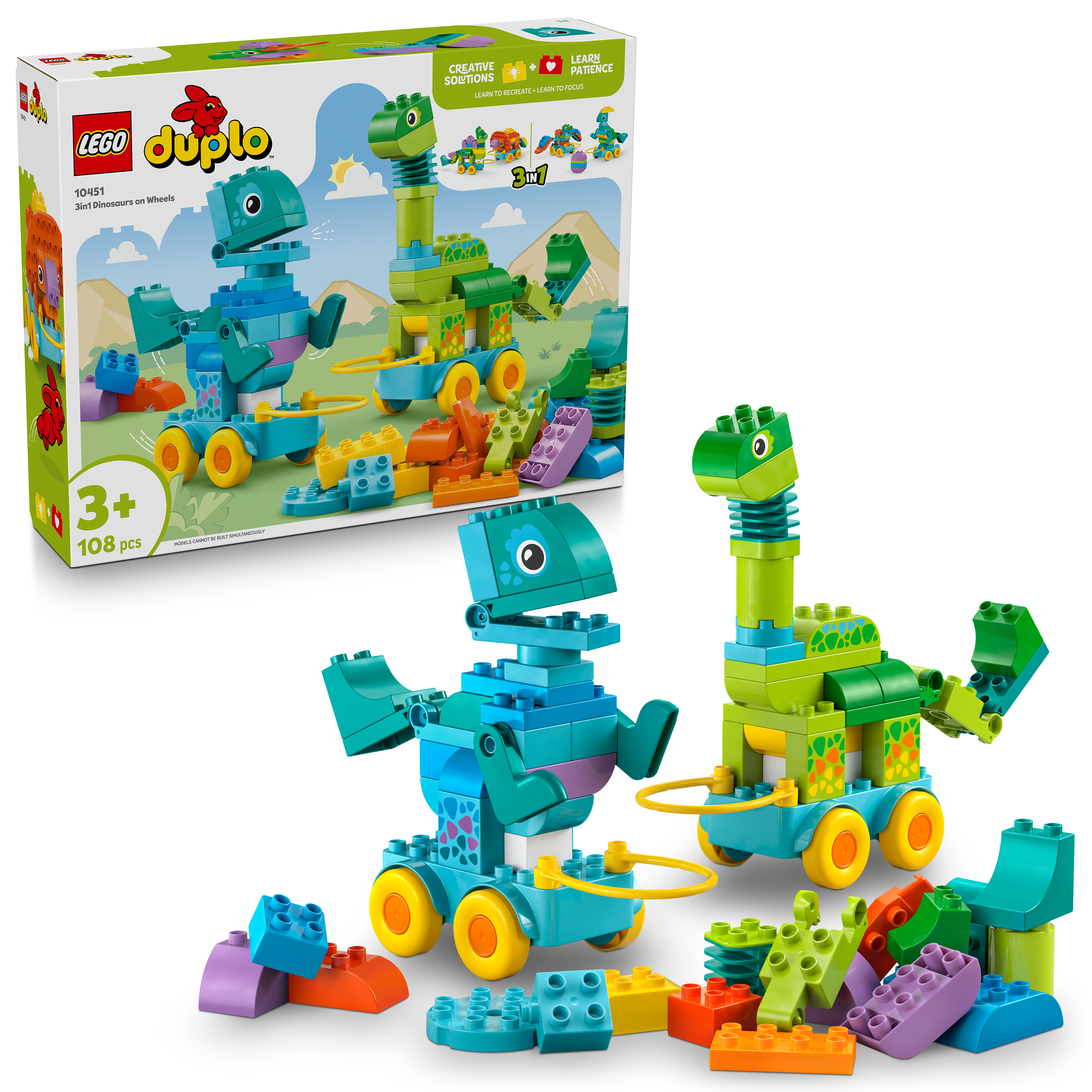 Lego 10451 3in1 Dinosaurs on Wheels