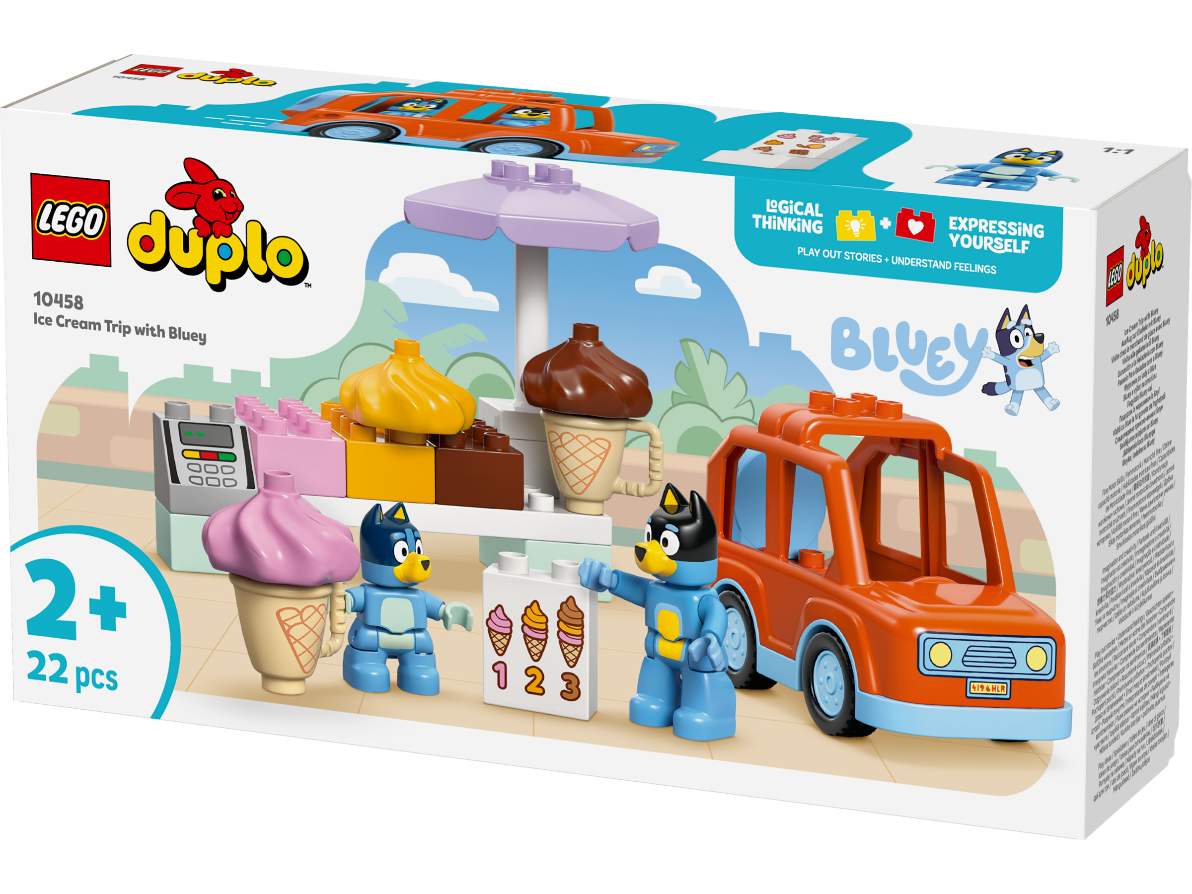 Lego 10458 Ice Cream Trip with Bluey